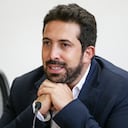 Bogotá. Julio 29 de 2024. El Viceministro General de Hacienda y Crédito Público, Diego Guevara, junto con el Director de Presupuesto, Jairo Bautista, y el Director de Crédito Público, José Roberto Acosta, ofrecieron una rueda de prensa tras la radicación en el congreso de la República del Proyecto de Presupuesto General de la Nación para 2025. (Colprensa - Catalina Olaya)