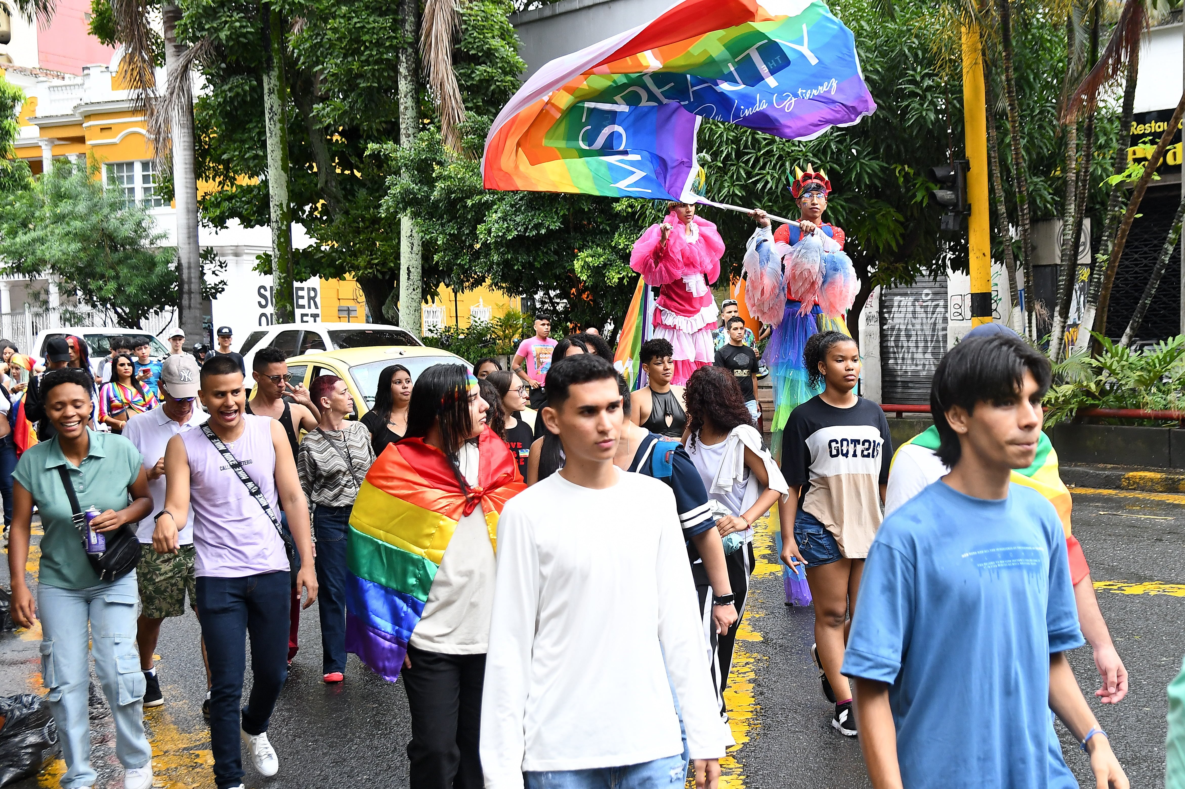Marchas del orgullo LGBTIQ+ en Cali: la comunidad sale a las calles este 30 de junio tras polémica; masiva participación en otras ciudades, fotos Wirman Rios, Junio 30 de 2024, EL PAIS