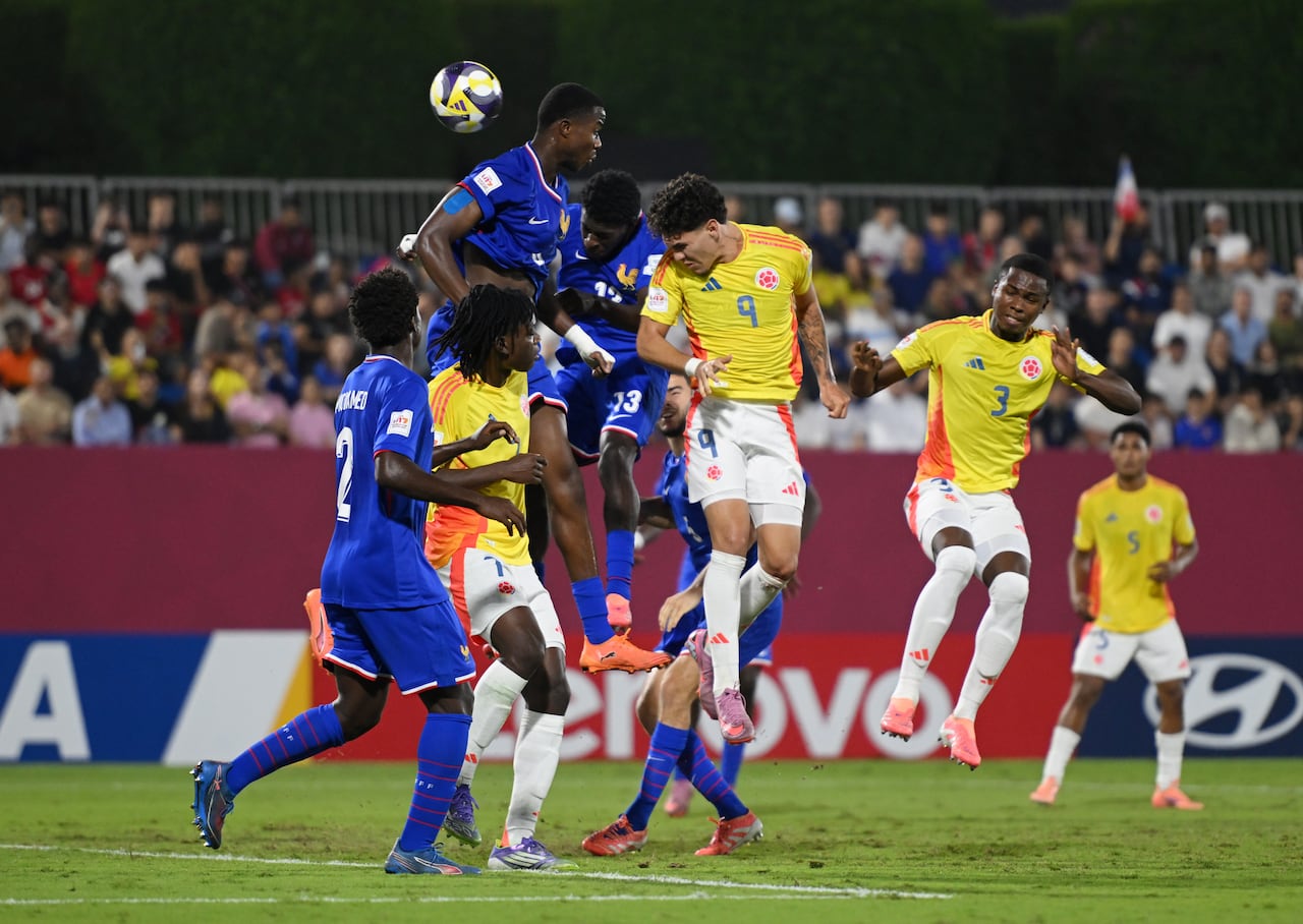Francia le clavó un contundente 2-0 a Colombia y la dejó eliminada del Mundial Sub-17 2025.