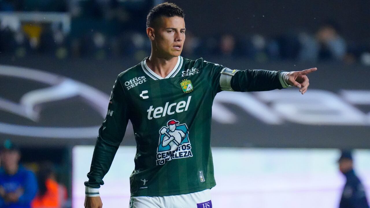James Rodríguez, colombiano al servicio de Club León.