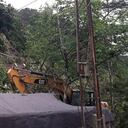 Continúan las labores de rescate en la zona del derrumbe en La Cabaña en la vía Risaralda.