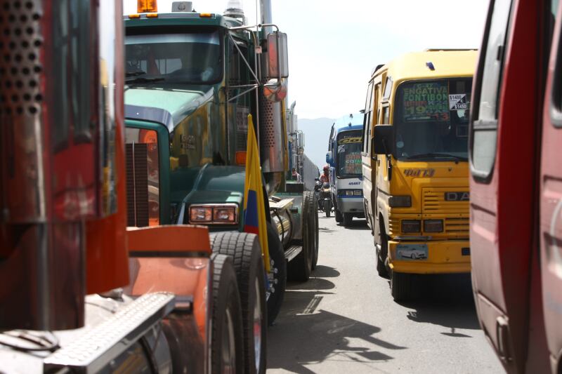 Es latente un paro de camioneros. 