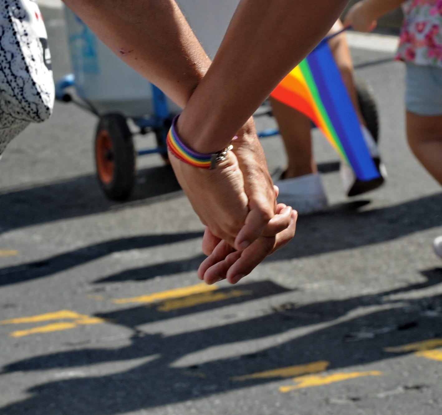 Marcha por el Día del Orgullo Gay en Cali.