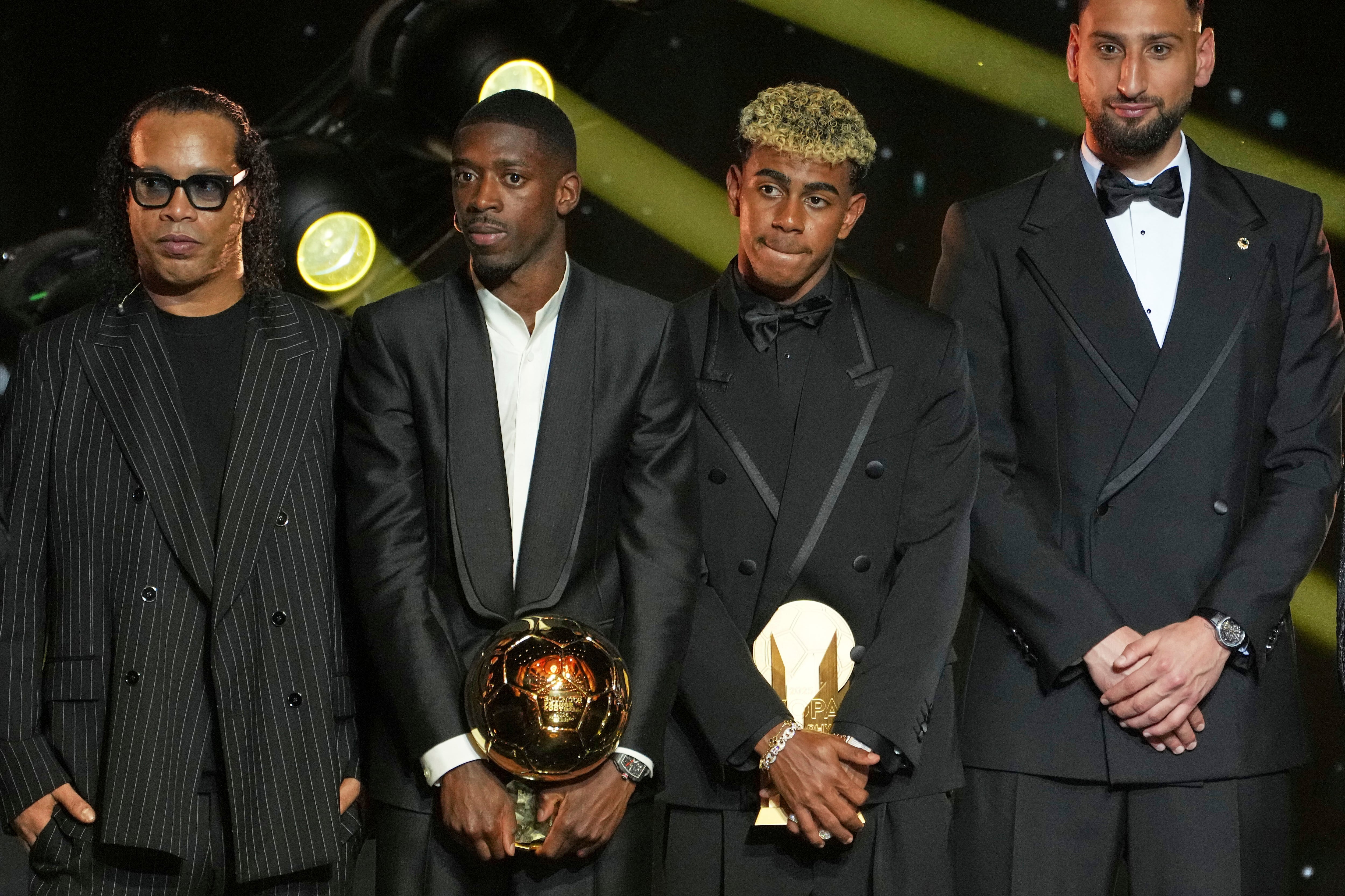 Lo que dejó el Balón de Oro 2025: el mítico Ronaldinho entregando el premio, Dembélé se llevó el premio mayor, Yamal el mejor joven y Donnarumma el guardameta más destacado.