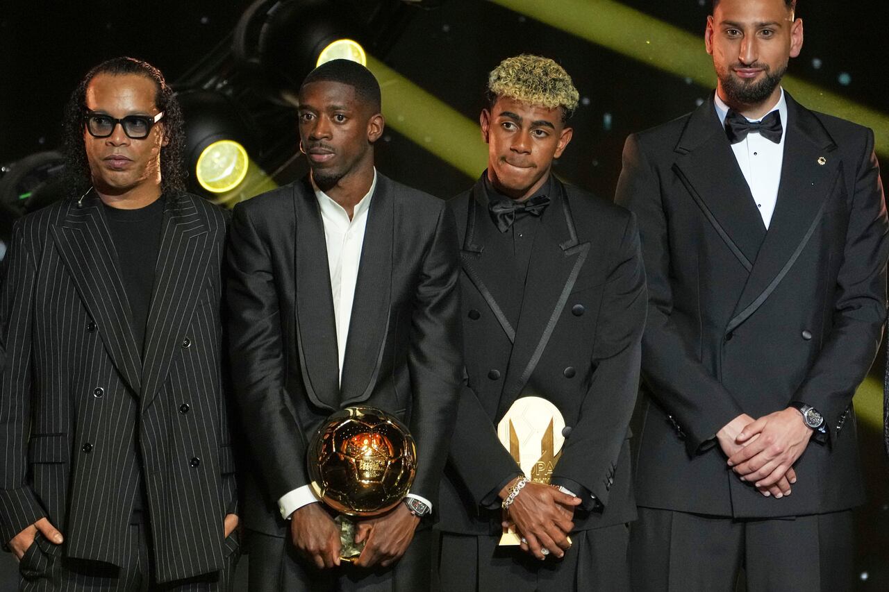 Lo que dejó el Balón de Oro 2025: el mítico Ronaldinho entregando el premio, Dembélé se llevó el premio mayor, Yamal el mejor joven y Donnarumma el guardameta más destacado.