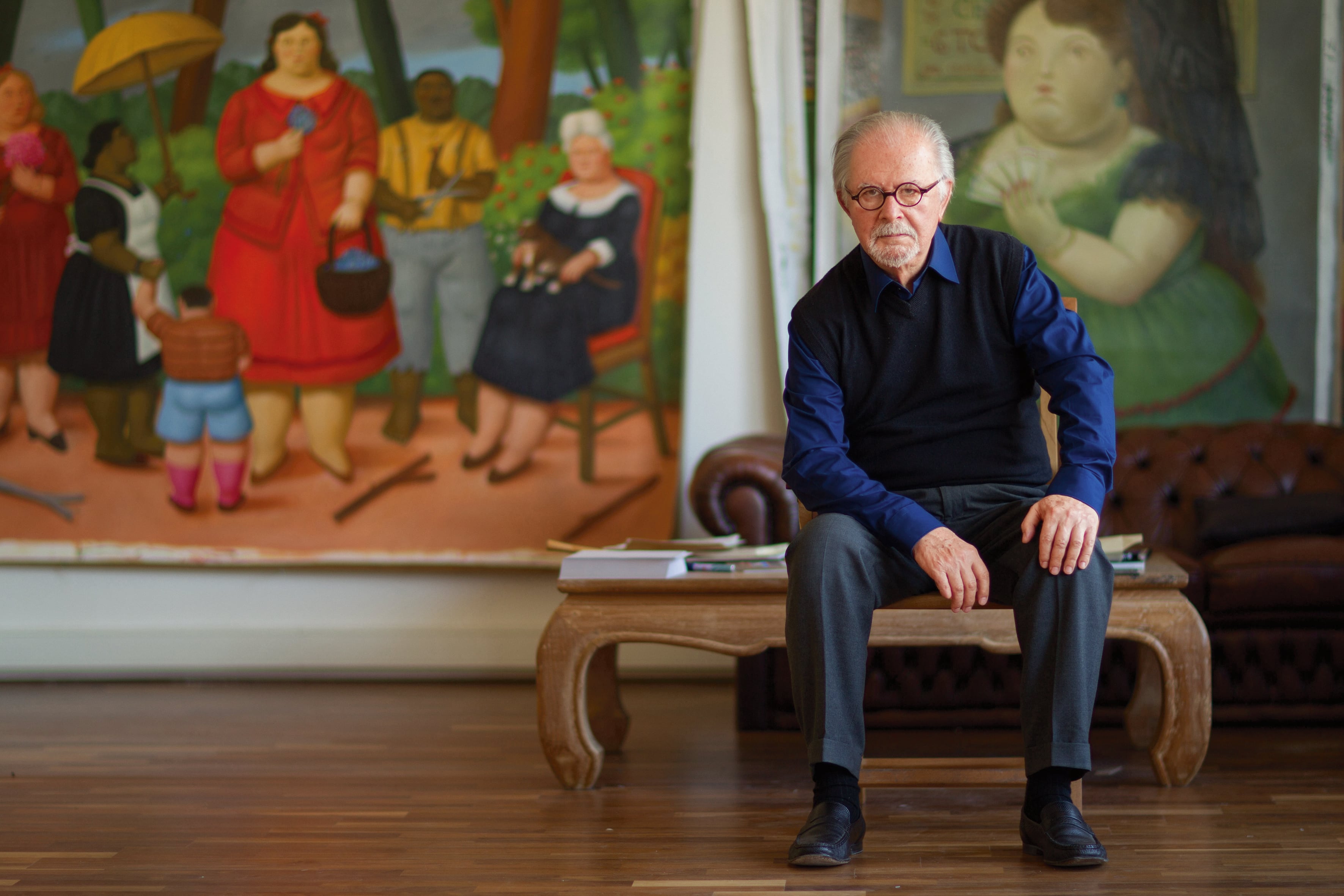 Fernando Botero, el gran maestro colombiano.