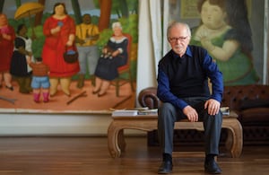 Fernando Botero, el gran maestro colombiano.