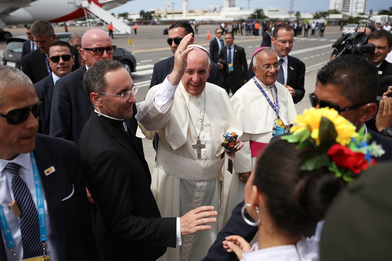 Papa Francisco visita a Colombia