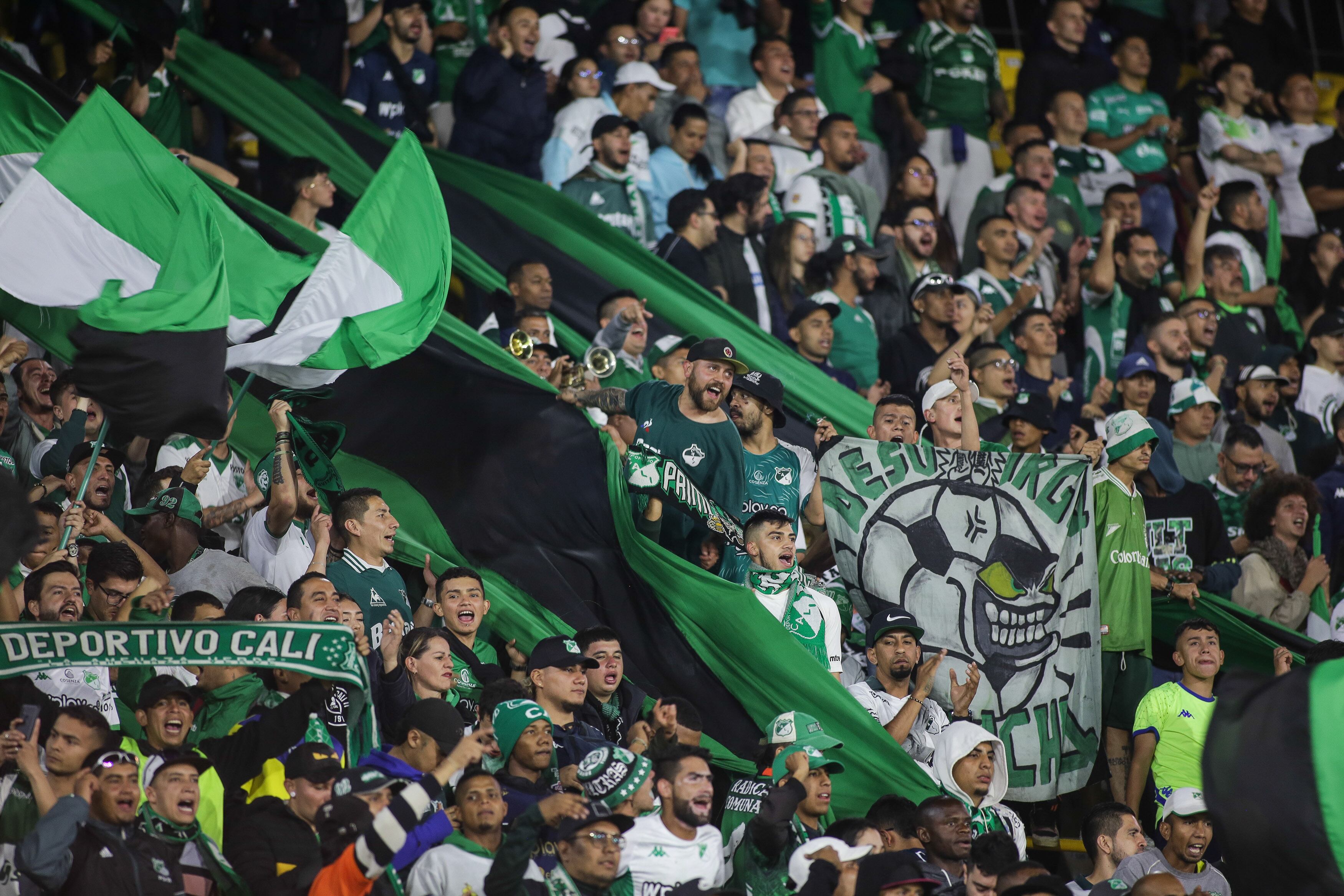 Bogotá. Febrero 13 de 2024. Independiente Santa fe enfrenta a Cali por la fecha 6 de la liga BetPlay en el estadio El Campin.(Colprensa - John Paz)