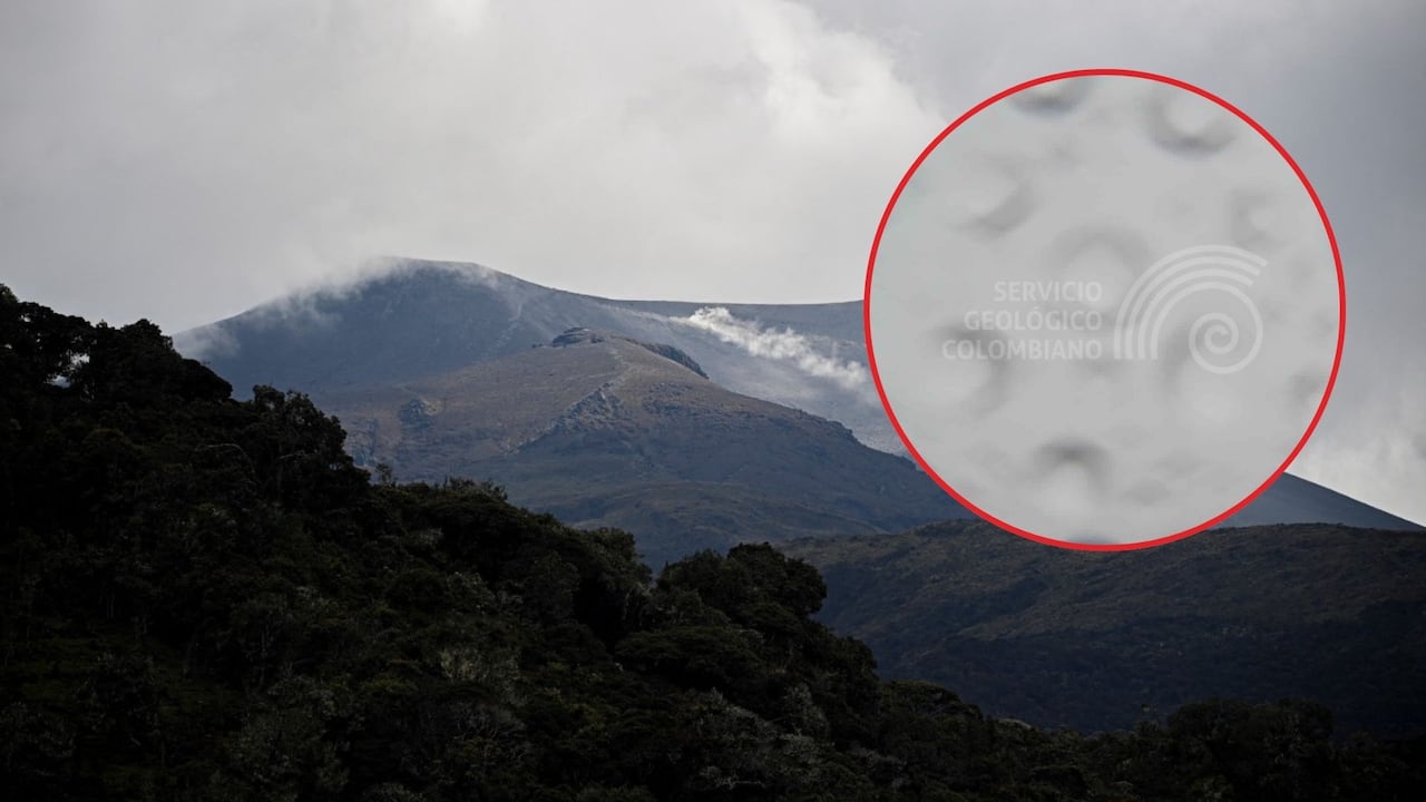 Así luce el volcán Puracé tras permanecer en alerta naranja por aumento de su actividad.