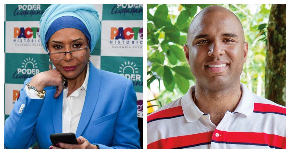 Piedad Córdoba y su hijo, el exsenador Juan Luis Castro Córdoba