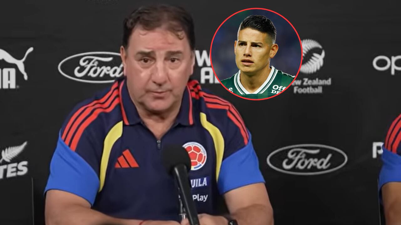 Néstor Lorenzo habló de la situación de James Rodríguez, que aún no tiene equipo para 2026.