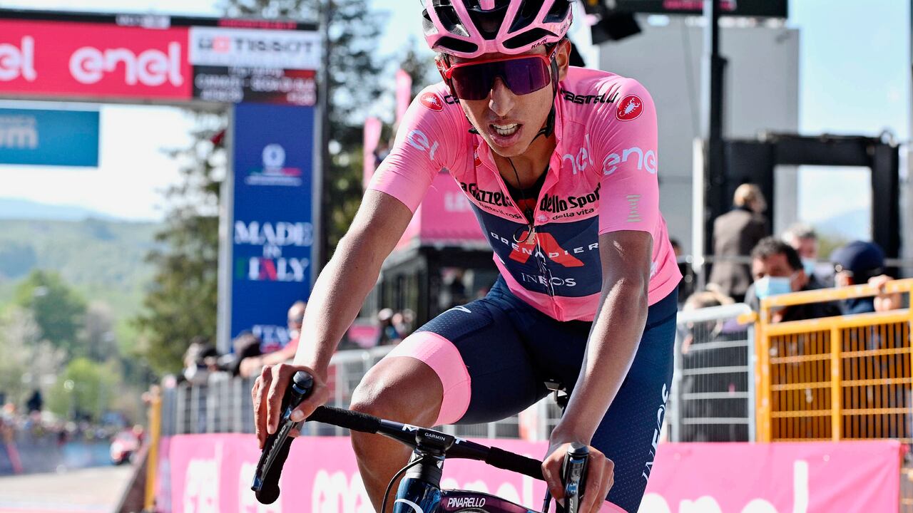 Egan Bernal en el Giro de Italia 2021.
