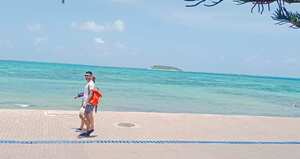 San Andrés sin turistas en Semana Santa. Tradicionalmente sus playas están atiborradas por esta época del año, pero hoy muy pocos recorren este destino.