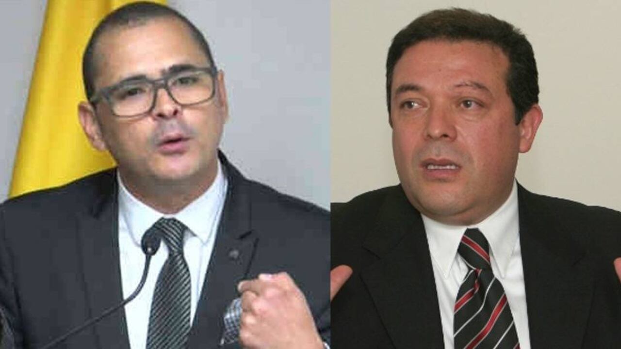 El concejal Bernardo Alejandro Guerra (derecha) asegura que el contralor Sergio Zuluaga (izquierda) estaba fraguando un plan para asesinarlo.