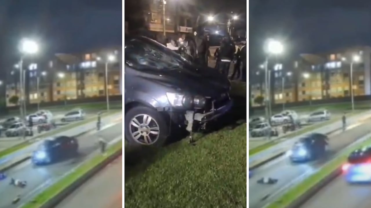 Accidente en Mosquera deja dos heridos y una persona fallecida.