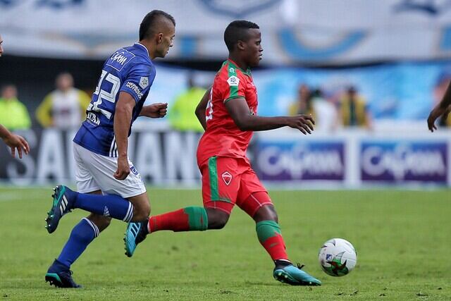 Jhon Arias vistiendo los colores de Patriotas (2019).