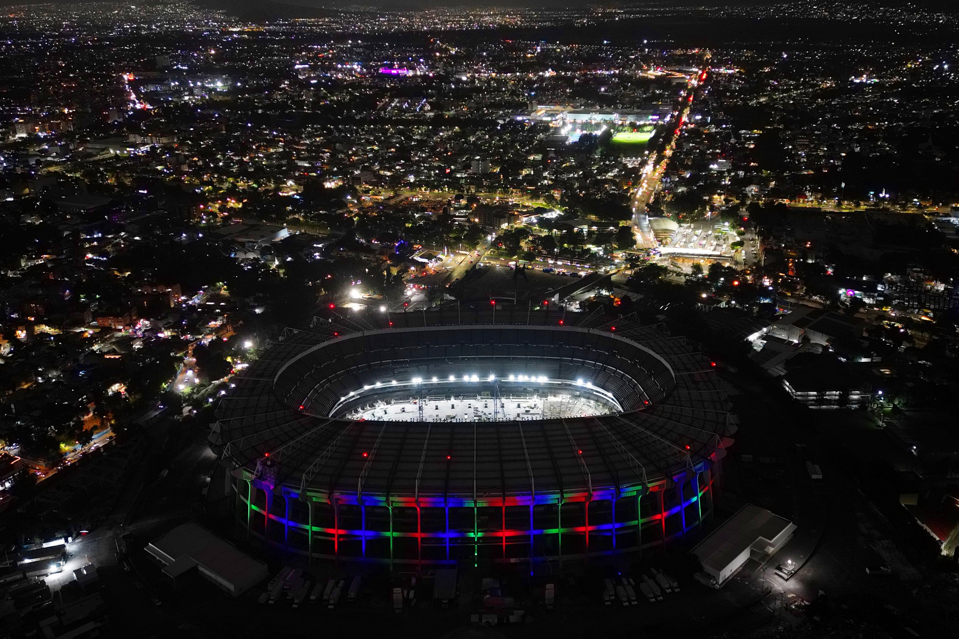 Estadio Azteca, uno de los escenarios donde jugará la Selección Colombia.