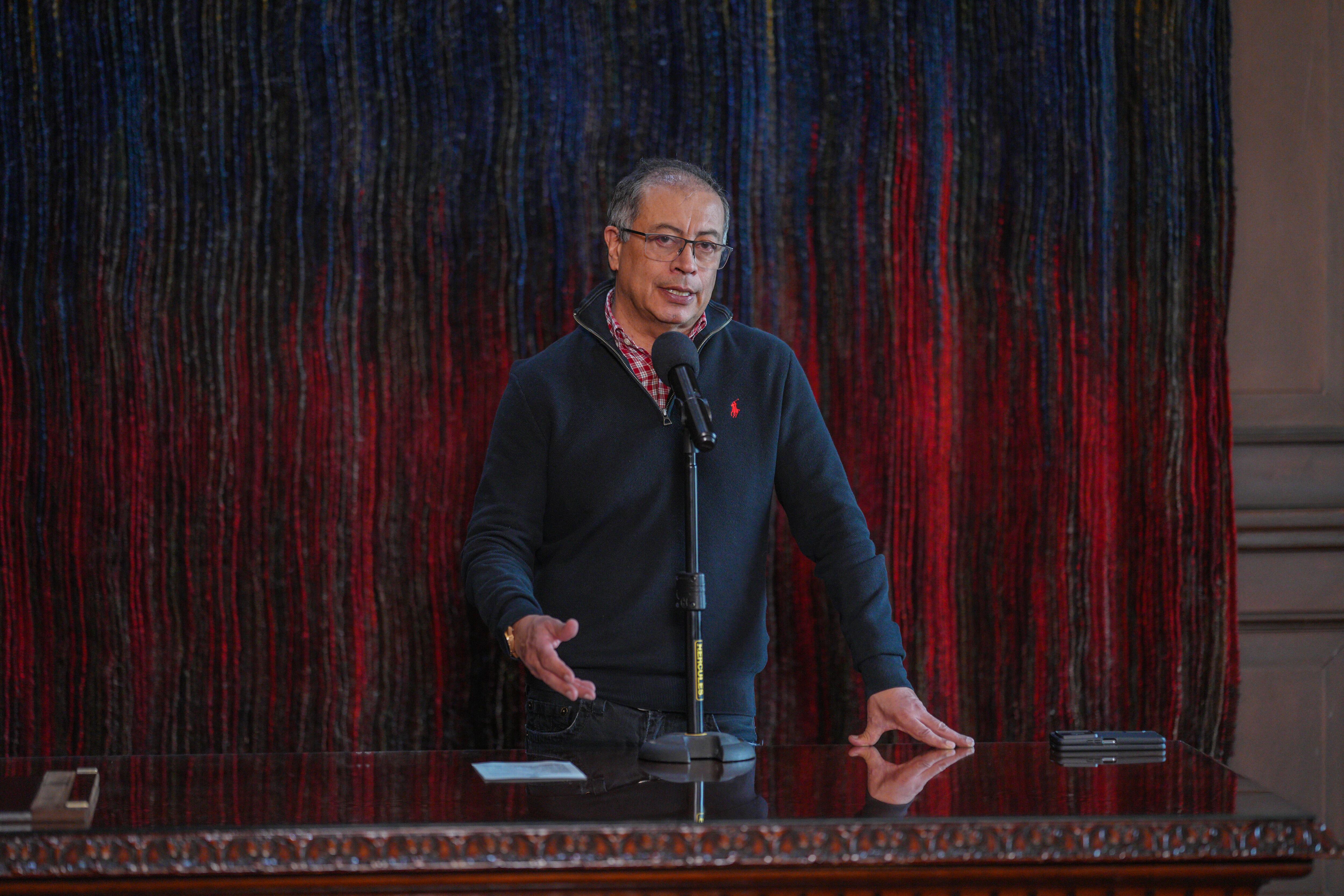 Posesión del nuevo Canciller Luis Gilberto Murillo, Presidente Gustavo Petro