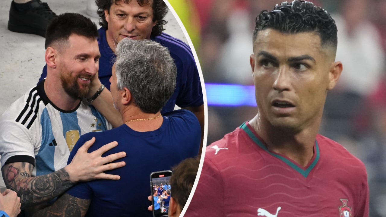 Cristiano Ronaldo le mandó un mensaje en comentarios a Lionel Messi.