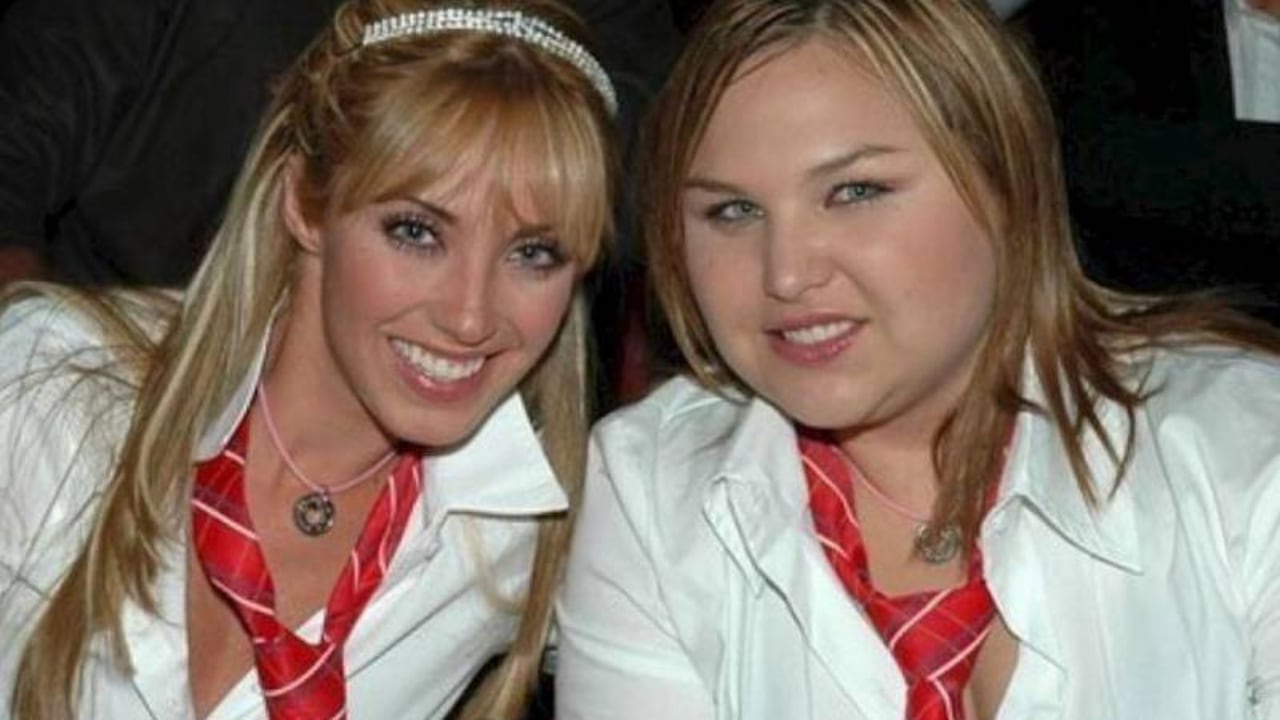 Mia Colucci y Celina de Rebelde