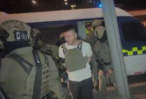 Alias Pichi llegó a Bogotá fuertemente custodiado de las autoridades