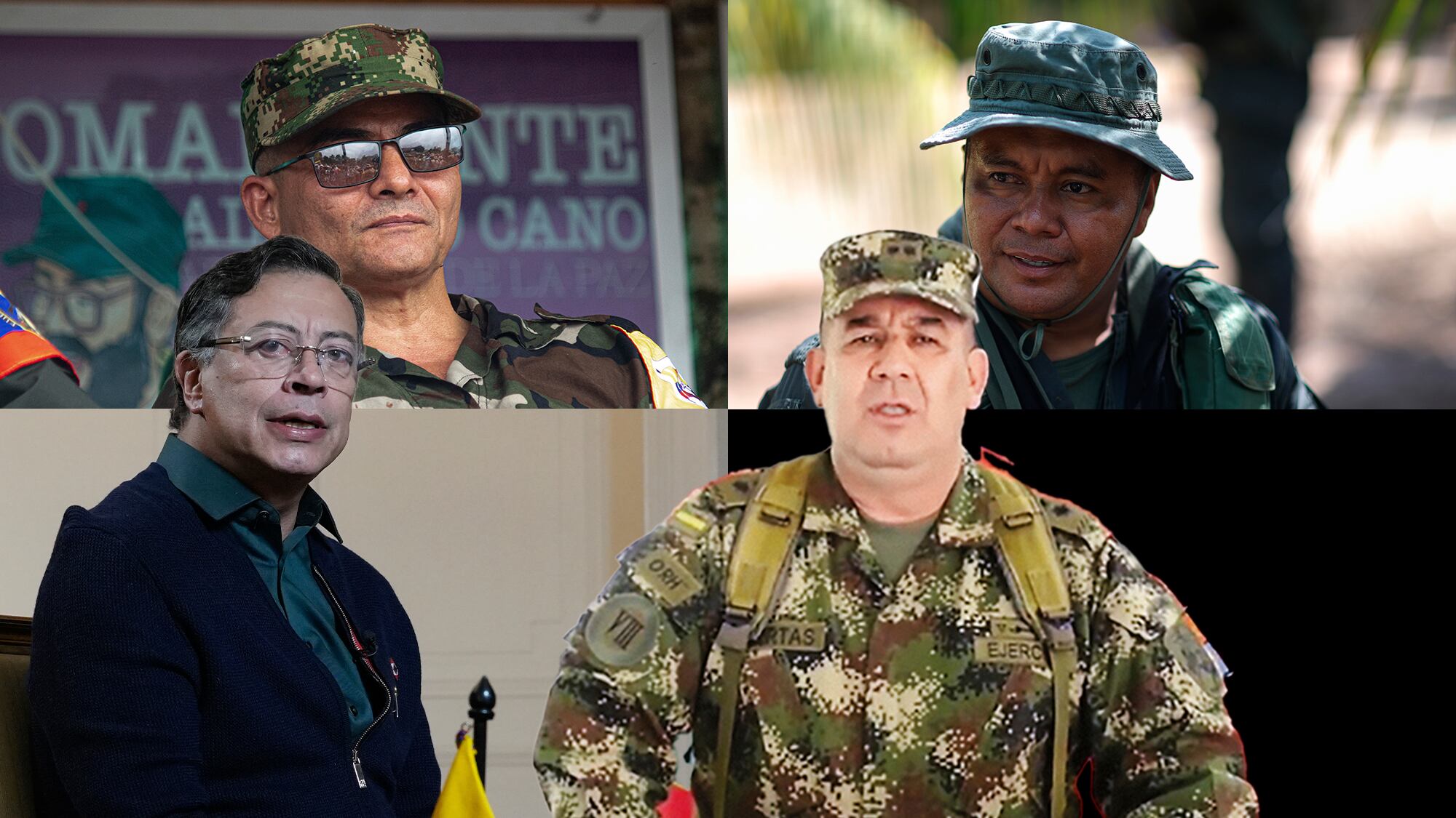 Gustavo Petro General Juan Miguel Huertas Alias Mordisco, Alias Calarcá