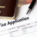 Formulario de solicitud de visa para viajar Inmigración un documento