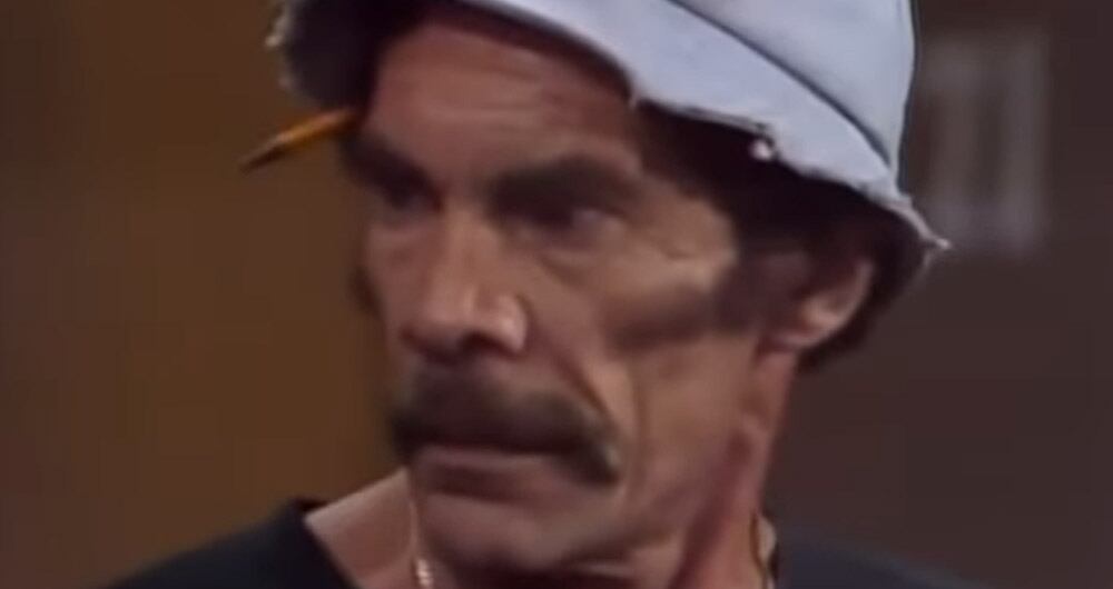 Ramón Valdés como Don Ramón - Captura de pantalla video YouTube