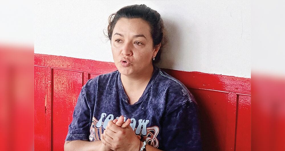   Alexandra Jaramillo tiene un hostal cerca al Nevado del Ruiz.