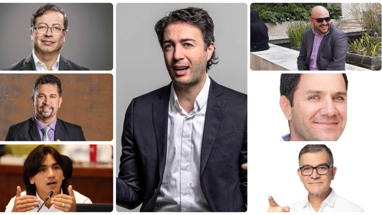 Daniel Quintero, entre amigos y contradictores que empujan su revocatoria de mandato.