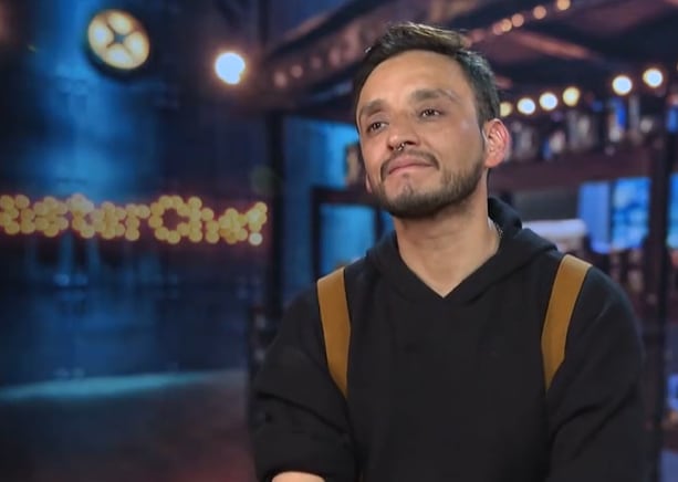 Juan Pablo Barragán conmovido en MásterChef Celebrity