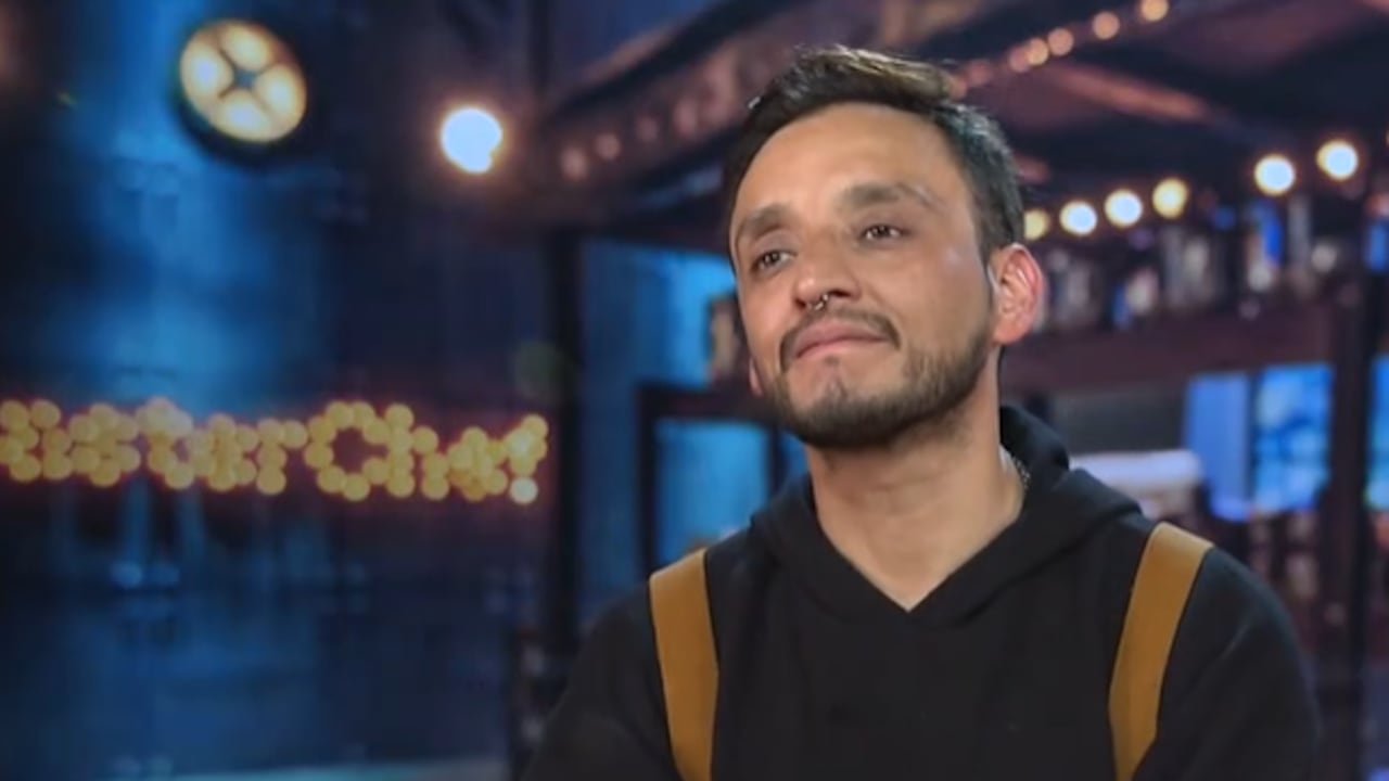 Juan Pablo Barragán conmovido en MásterChef Celebrity