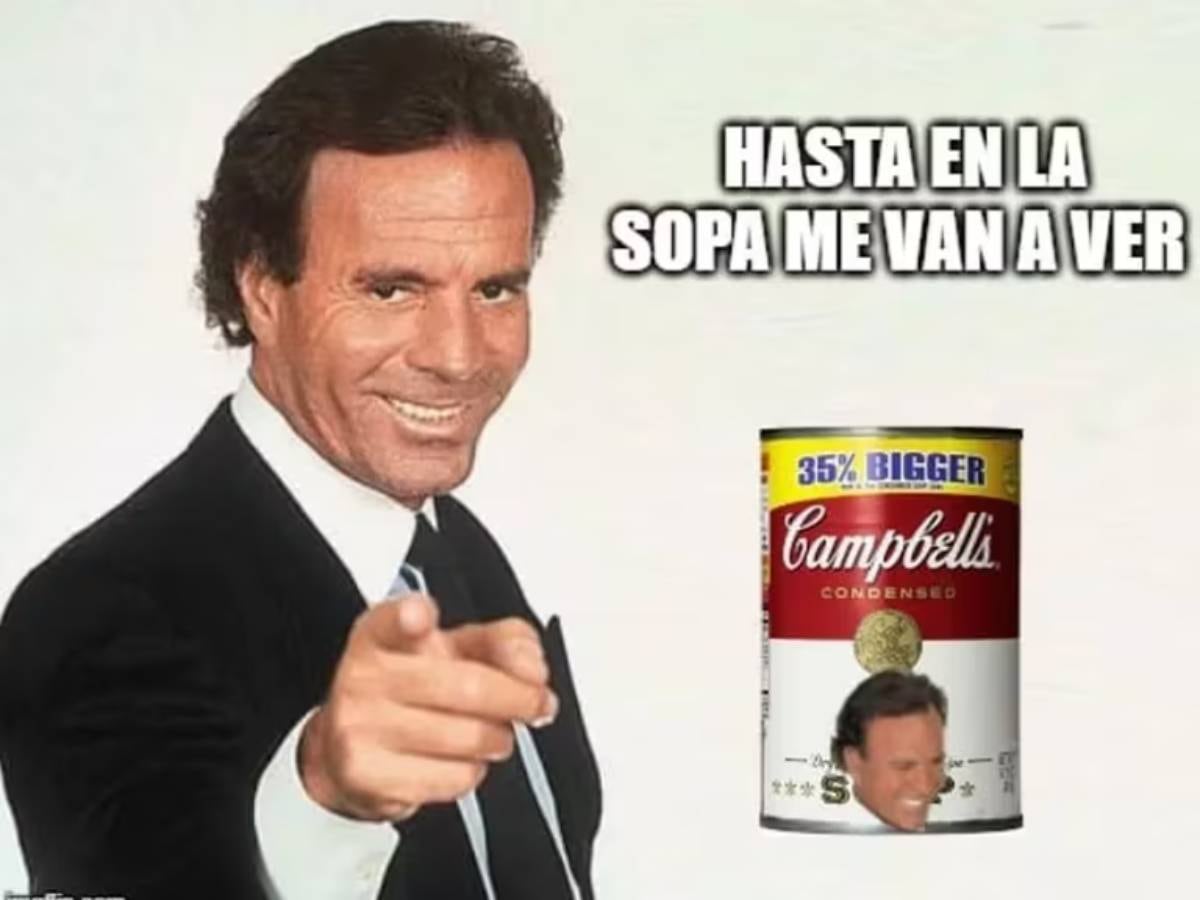 El rostro de Julio Iglesias se toma las redes sociales durante el séptimo mes del año.