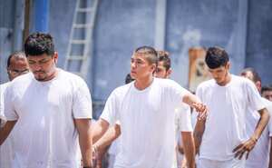 Colombianos. Foto: Twitter. Fiscalía General El Salvador @fgr_sv