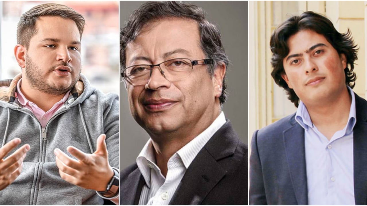 Nicolás Alcocer Petro, Gustavo Petro y Nicolás Petro Burgos