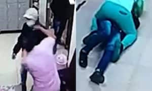 El profesor de artes marciales mixtas Jonathan Alarcón frustró el intento de robo de dos sujetos que ingresaron a su gimnasio.