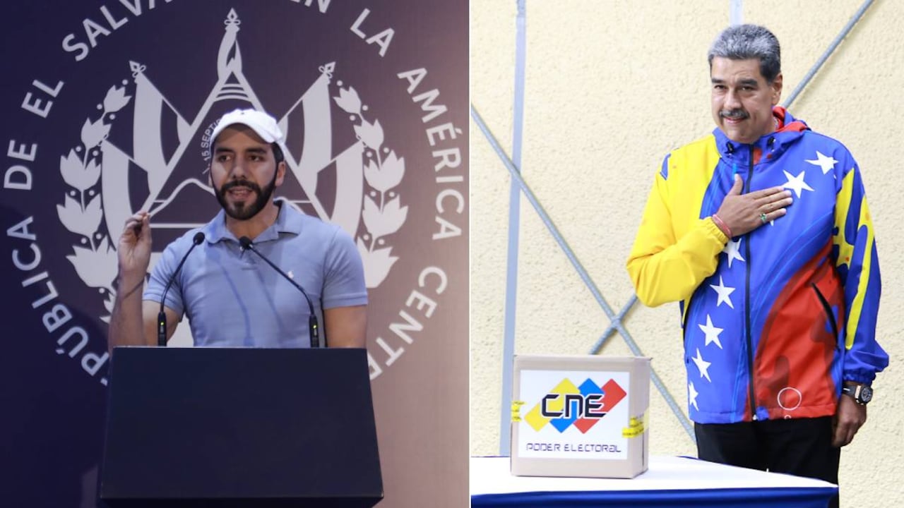 El presidente de Venezuela arremetió contra el mandatario salvadoreño.