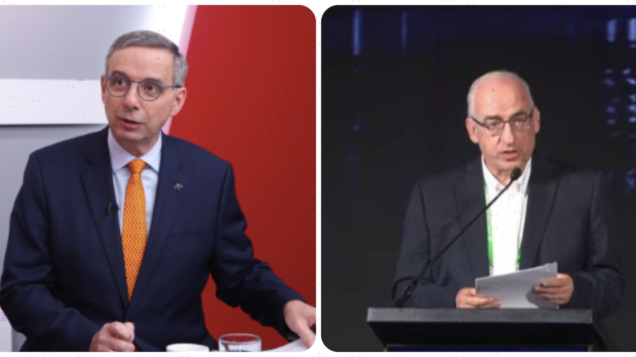 Miguel Gómez Martínez, ministro de Hacienda, y Leonardo Villar, gerente del Banco de la República, anunciaron decisión sobre las tasas de interés.