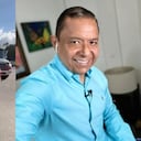 Imágenes de cómo quedó el vehículo de Iván René Valenciano tras el accidente.