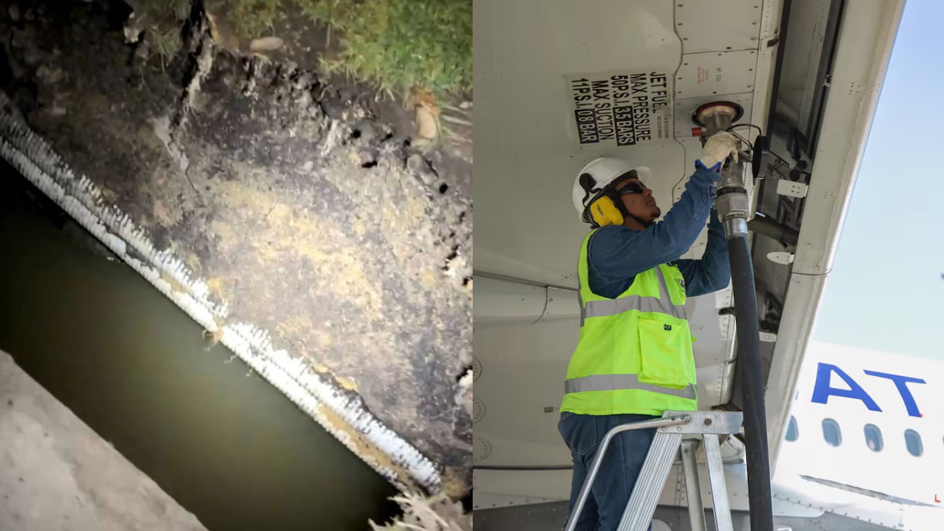 Este fenómeno generó un socavón en una de las principales vías de acceso al municipio