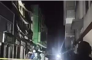 Equipos de rescate trabajan entre los escombros en medio de la búsqueda de “Humberto”, la persona con la que organismos de socorro intentaban establecer comunicación tras el terremoto en Pereira.