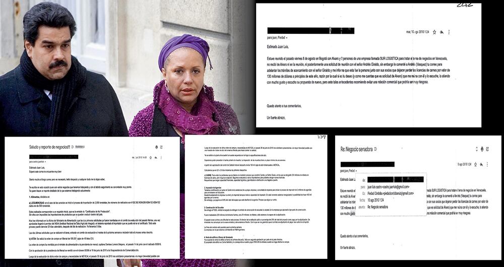 Estos son los correos que dirige una persona desde Venezuela a Córdoba y a su hijo, en los que se refieren a los millonarios negocios que Nicolás Maduro habría ordenado manejar.