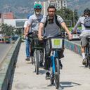 Las empresas del Valle del Aburrá que han implementado los Planes de Movilidad Empresarial Sostenible reconocen a sus empleados por utilizar modalidades alternativas de transporte, como la bicicleta.