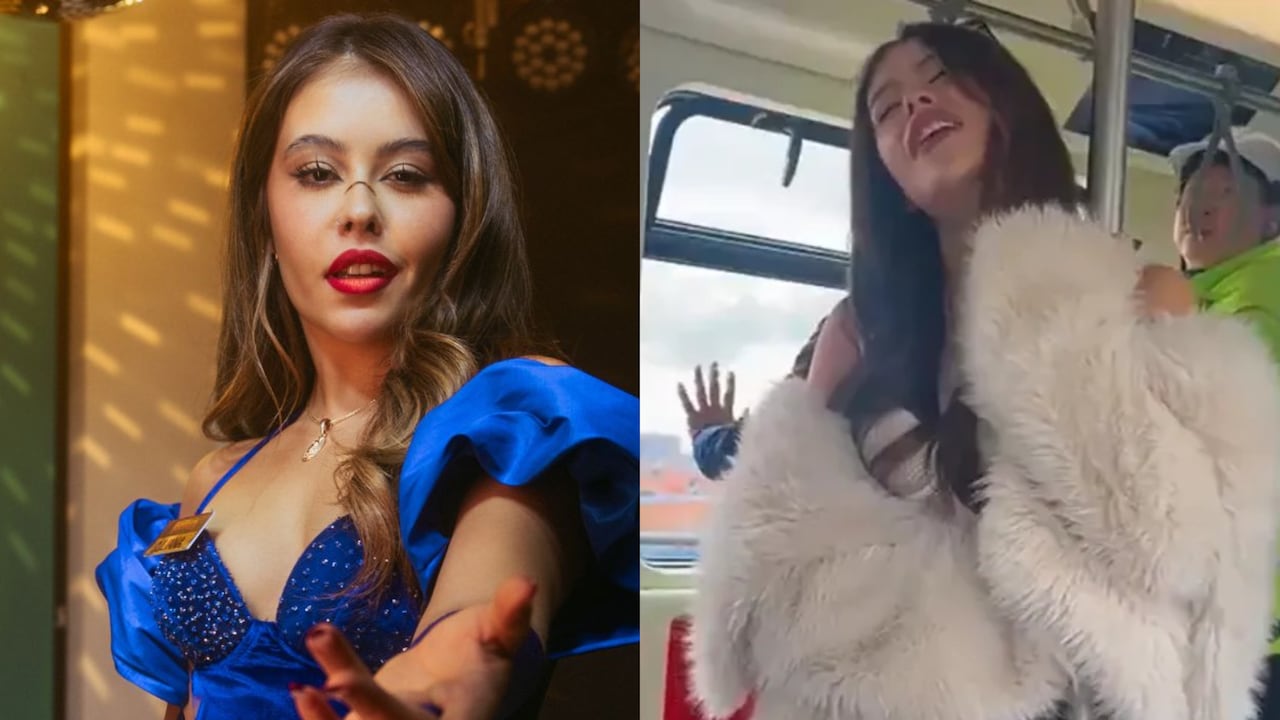 Juliana Velásquez protagoniza la primera presentación musical a bordo del Metro