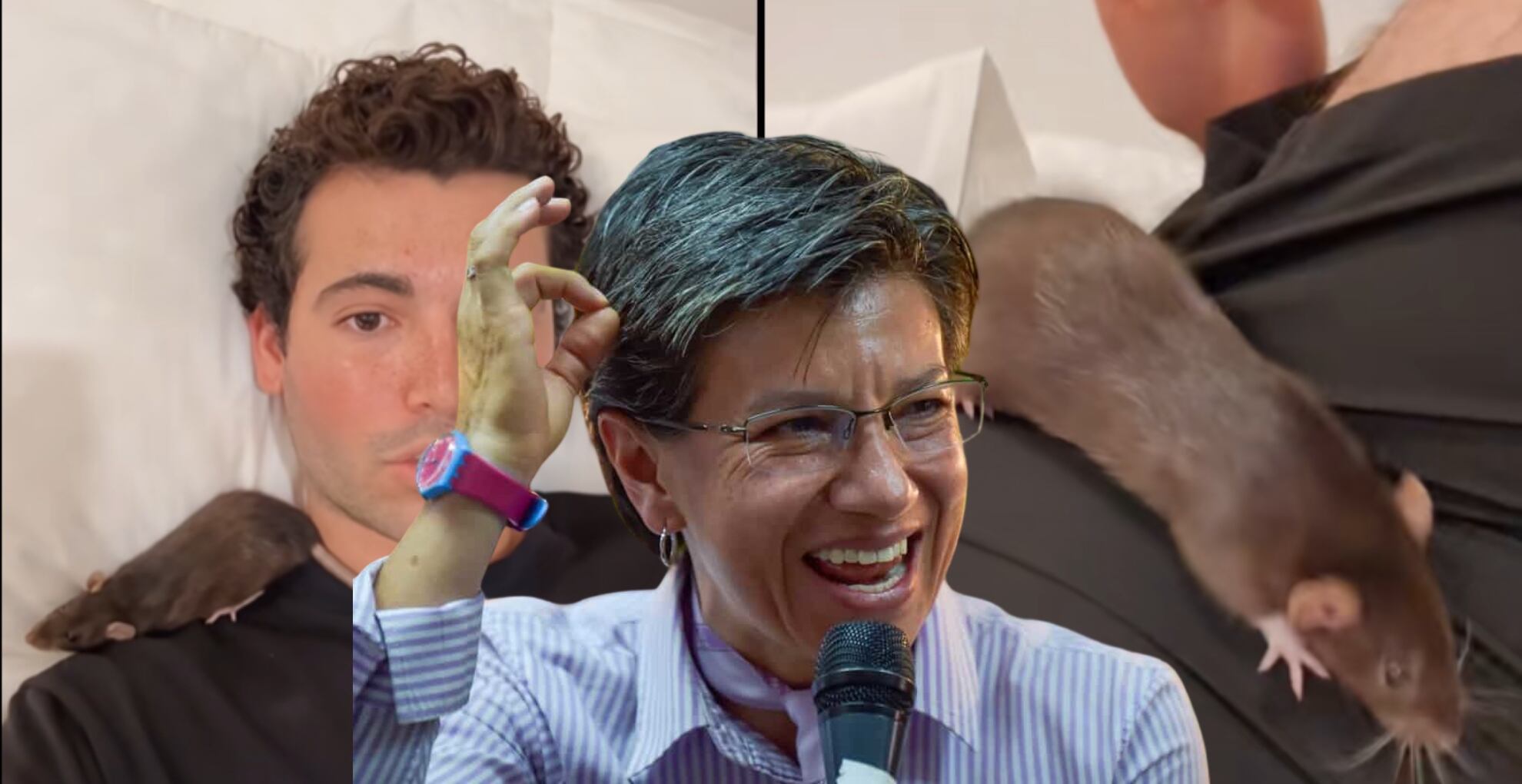 Claudia López se molestó con influencer mexicano.