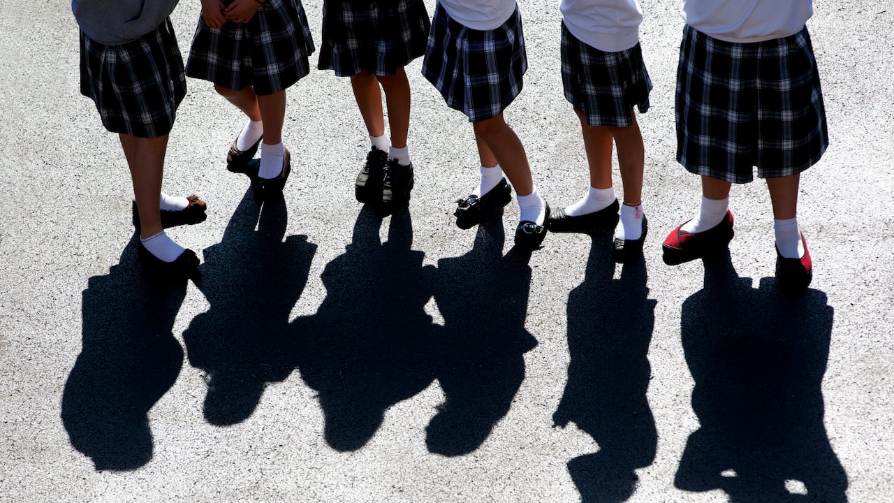 Uniforme de colegio.