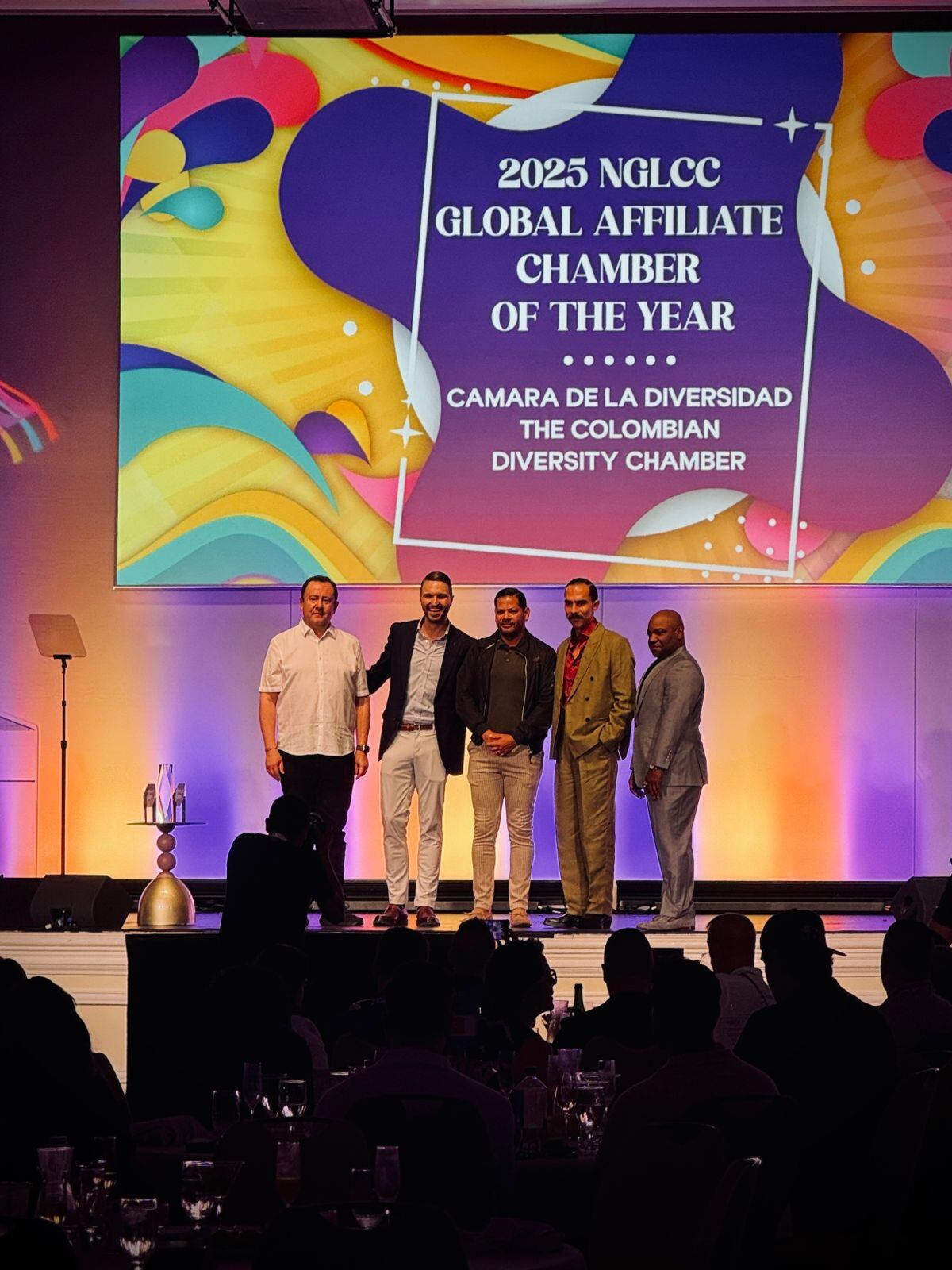 Reconocimiento a la Cámara de la Diversidad en Las Vegas, Estados Unidos.