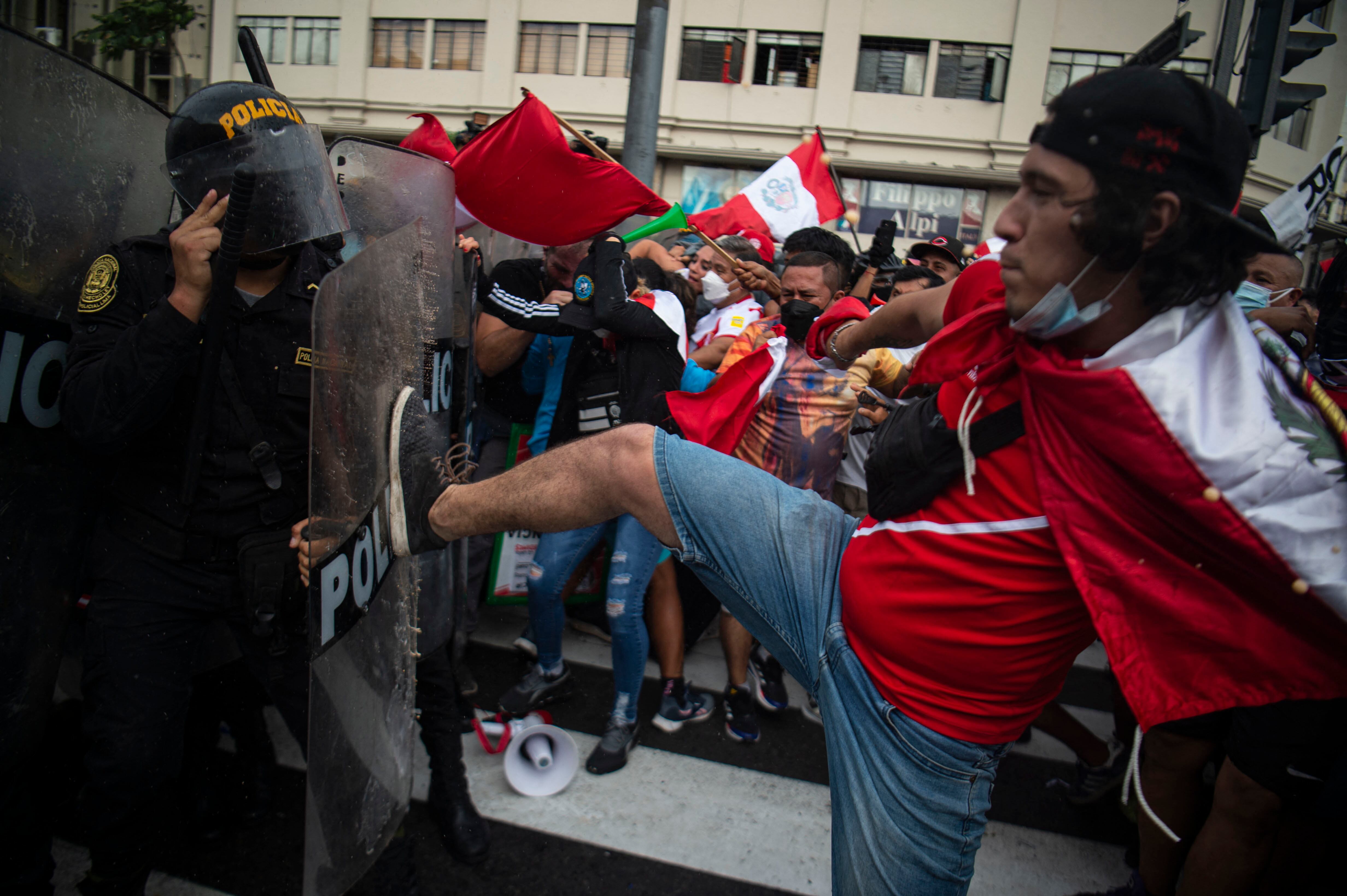 Protestas en Perú