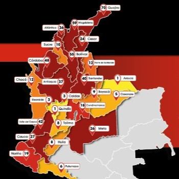 Cifras de bloqueos en Colombia este 2023